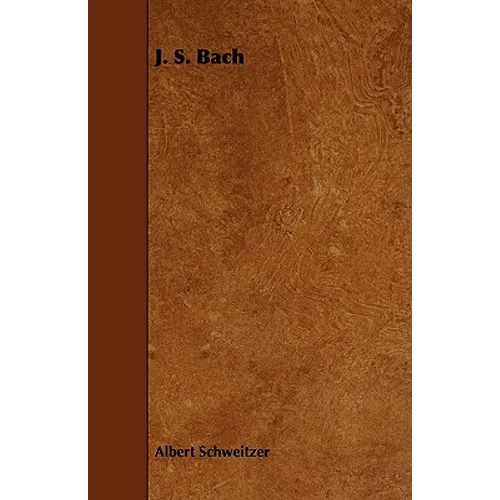 J. S. Bach - Paperback