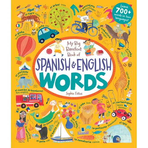 My Big Barefoot Book of Spanish & English Words - Hardcover