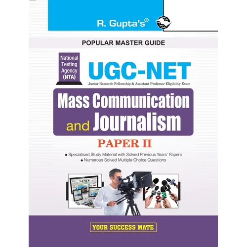 Nta-Ugc-Net: Mass Communication and Journalism (Paper II) Exam Guide - Paperback