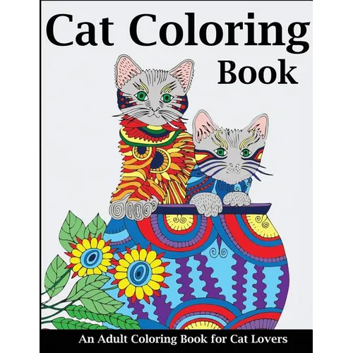 Cat Coloring Book - Paperback