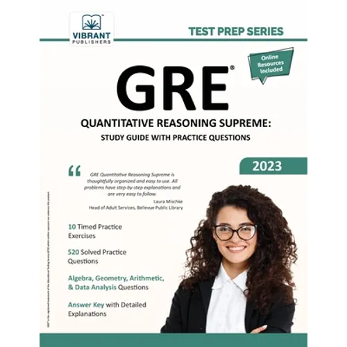 GRE Quantitative Reasoning Supreme: Study Guide with Practice Questions - Paperback