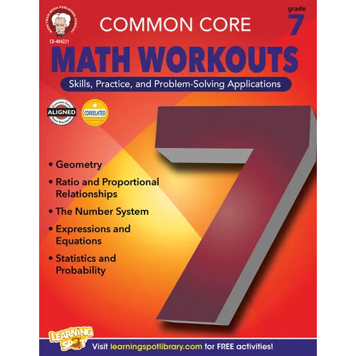 Common Core Math Workouts, Grade 7 - Paperback