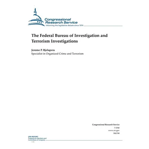 The Federal Bureau of Investigation and Terrorism Investigations - Paperback