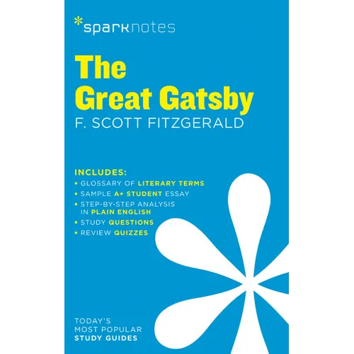The Great Gatsby Sparknotes Literature Guide - Paperback