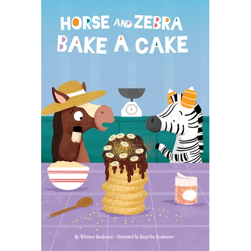Horse and Zebra Bake a Cake - Library Binding