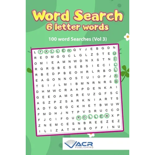 Word search- 6 Letter Words: 100 Word Searches - Paperback