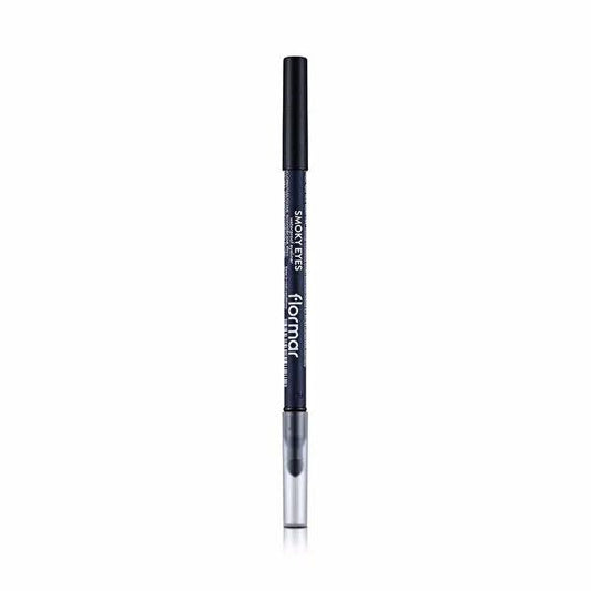 Flormar Smoky Eyes Waterproof Eyeliner - Carbon Black, Long-Lasting, Intense Color