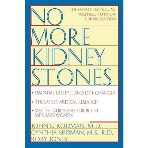 No More Kidney Stones - Paperback