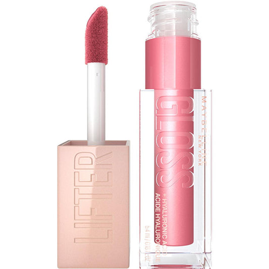 Maybelline New York Lifter Gloss - Moisturizing Lip Gloss with Hyaluronic Acid & Lifting Effect