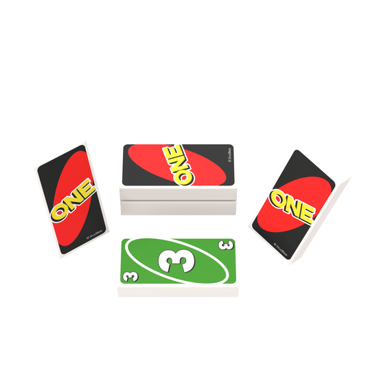 "One" Card Game Set - Custom Printed 1x2 Tiles - Made with LEGO® Parts