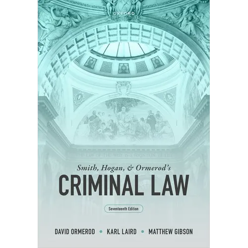 Smith, Hogan, and Ormerod's Criminal Law - Paperback