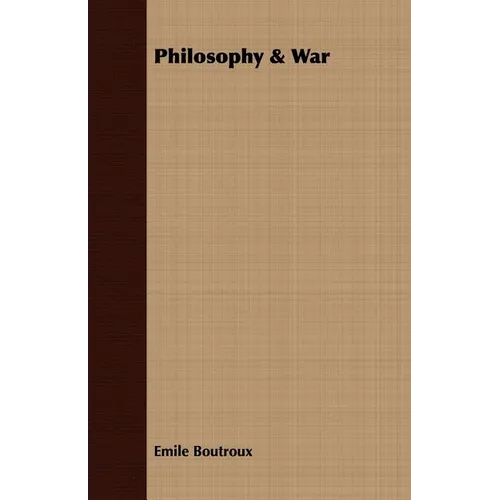 Philosophy & War - Paperback