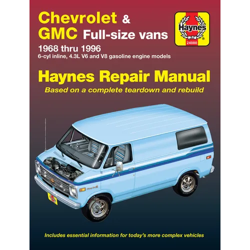 Chevrolet & GMC Full-Size Vans 1968-96 - Paperback