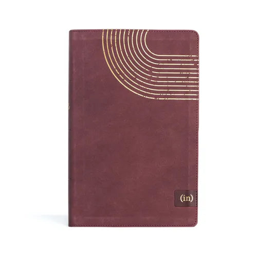 CSB (In)Courage Devotional Bible, Bordeaux Leathertouch, Indexed - Imitation Leather