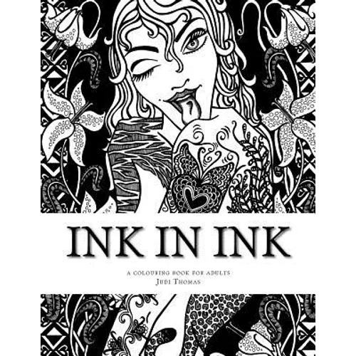 Ink in Ink: A Tattoo inspired adult colouring book - Paperback