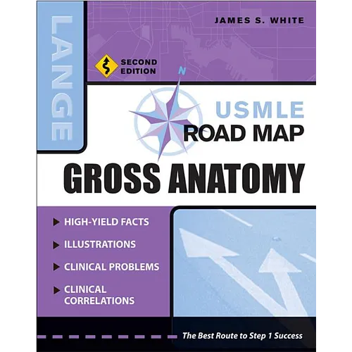 USMLE Road Map Gross Anatomy, Second Edition - Paperback