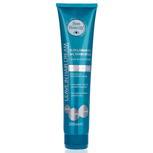 Bee Beauty Leave-in Hair Care Cream with Exotic Oils - Anti-frizz, Nourishing, 6.76 fl oz