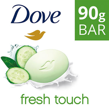 Dove Beauty Cream Bar Go Fresh Fresh Touch Moisturizing Soap Bar - Moisturizing Soap Bar for Soft, Smooth Skin