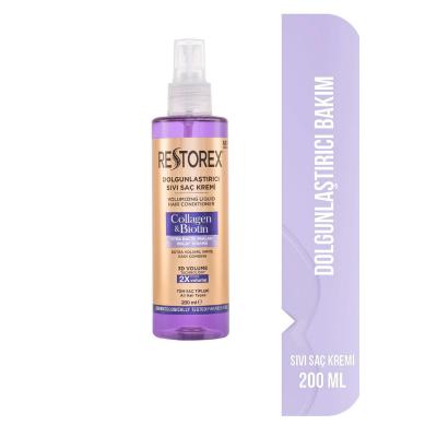Restorex Collagen Biotin Leave-In Hair Cream for Nourished & Voluminous Hair - 6.76 fl oz
