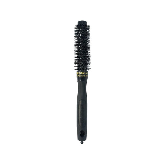 Olivia Garden Expert Blowout Shine Black Hair Brush 20mm - Professional Blowout Brush for Smoothing and Styling