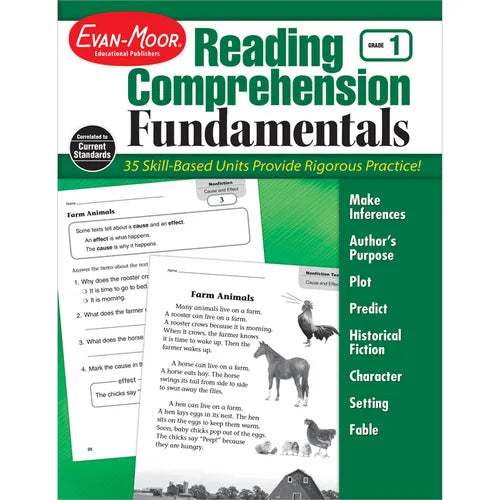 Reading Comprehension Fundamentals, Grade 1 Teacher Resource - Paperback