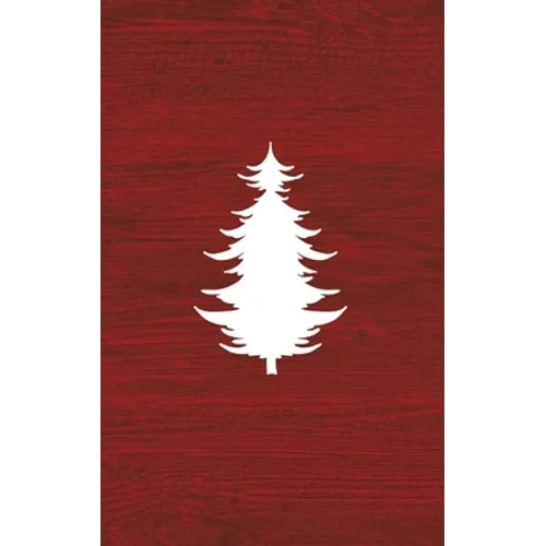 Merry: A Red Hardcover Decorative Book for Decoration with Spine Text to Stack on Bookshelves, Decorate Coffee Tables, Christ - Hardcover