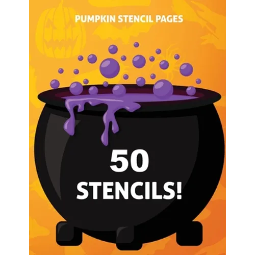 Pumpkin Stencil Pages: 50 Stencils - Paperback