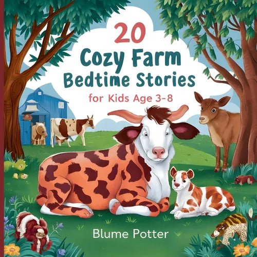 20 Cozy Farm Bedtime Stories For Kids Age 3 - 8 - Paperback