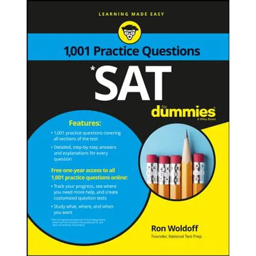 SAT: 1,001 Practice Questions for Dummies - Paperback