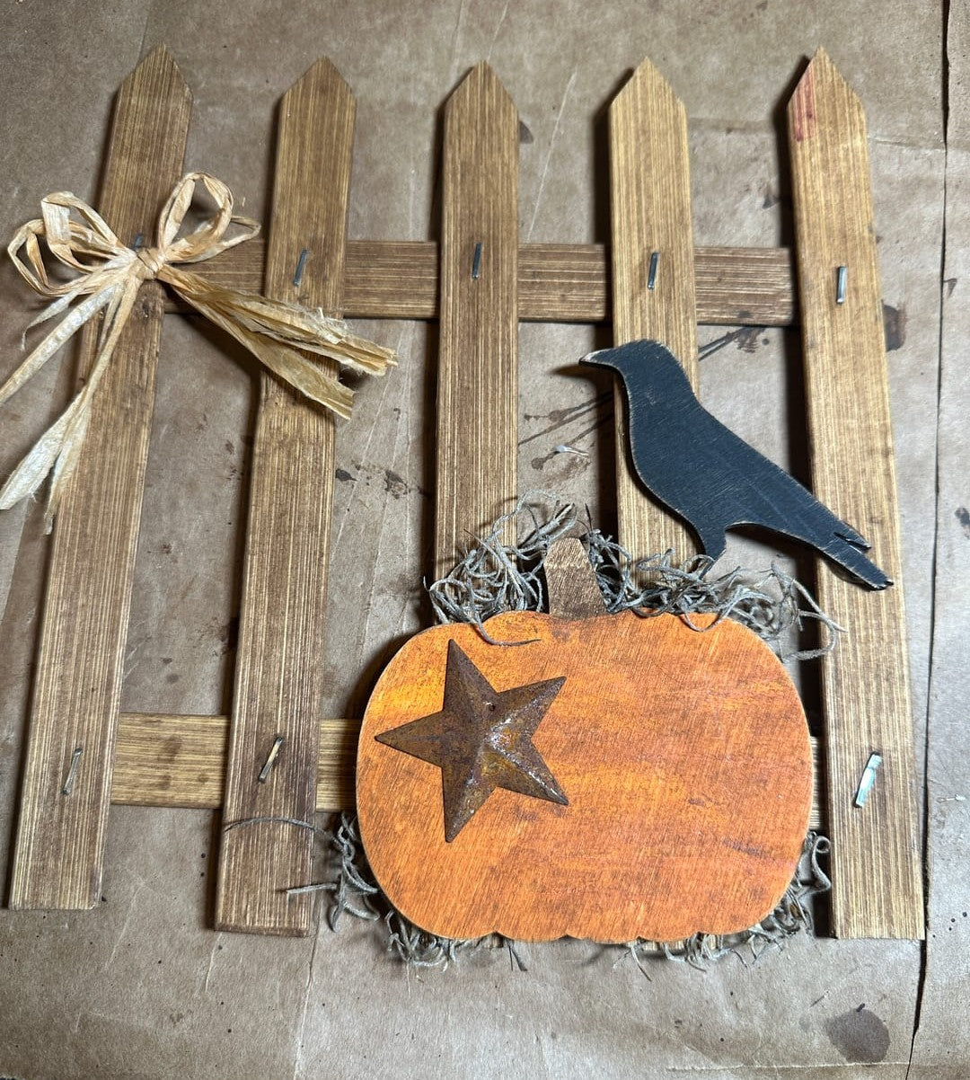 Unfinished Wood Pumpkin Silhouette - Craft- up to 46" DIY
