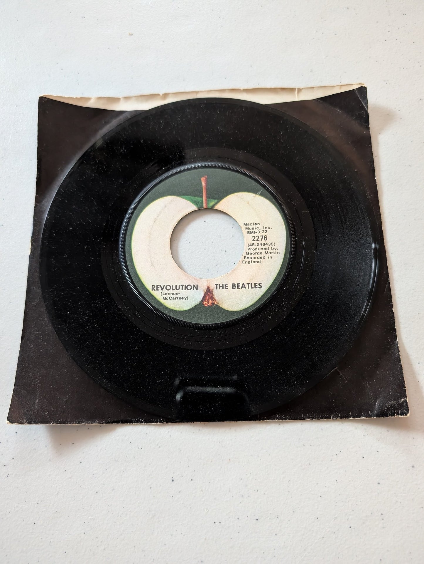 The Beatles - Hey Jude - Revolution Apple Records 2276 w/Sleeve 1968 (7 in, 45 RPM, Single, Vinyl Record Album)