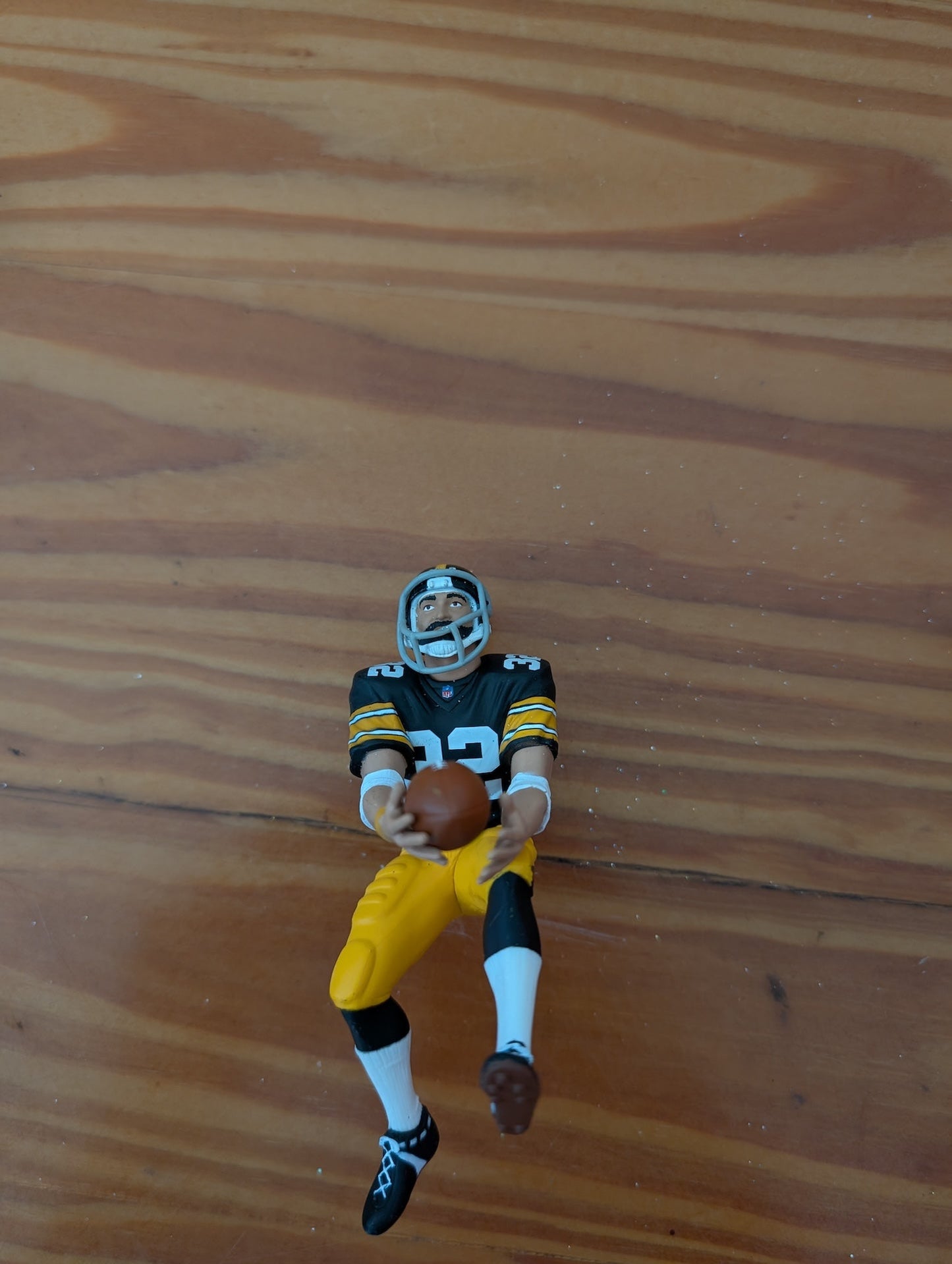 Pittsburgh Steelers Player Ornament from Unknown - Ornaments (Resin or Plastic Ornament, Sports-themed, Black, Yellow, White)