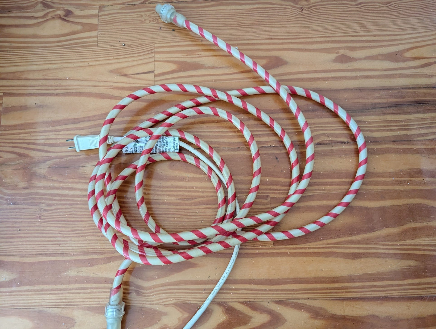 Candy Cane rope light Cord from Unknown - Holiday Decor (Plastic, Metal, Fabric Lighting / Utility, Traditional, Red, White)
