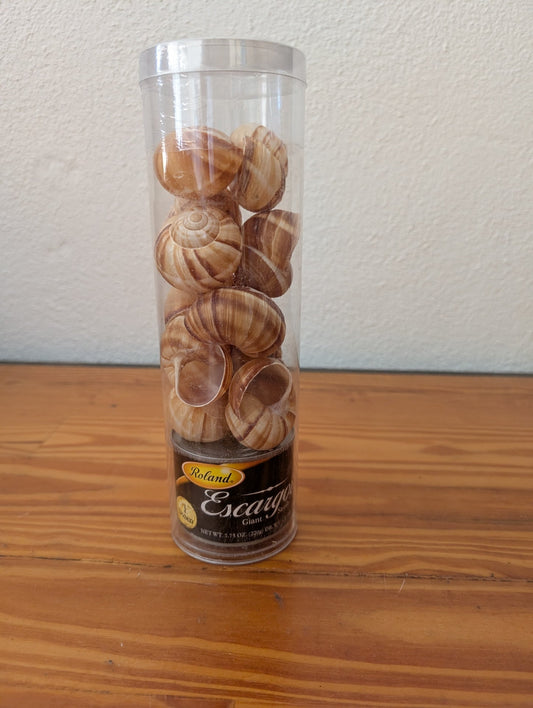 Giant Escargot Shells from Roland - Pantry / Craft Supplies (Shells, Plastic Food Product, N/A, Brown, Beige)