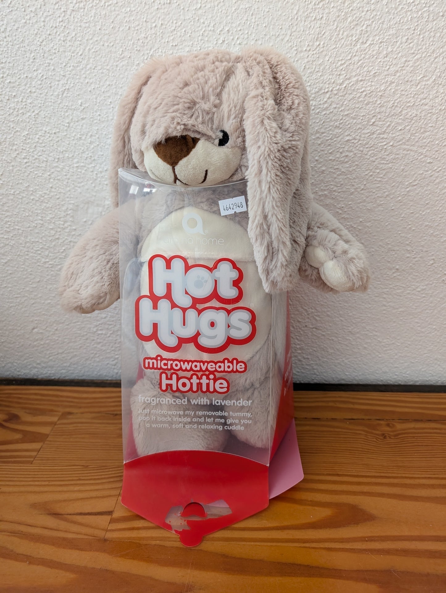 Hot Hugs Microwavable Hottie from Aroma Home - Wellness / Toys (Plush, Fabric, Ceramic Beads Microwavable Plush Toy, Cozy, Wellness, Beige, Brown)
