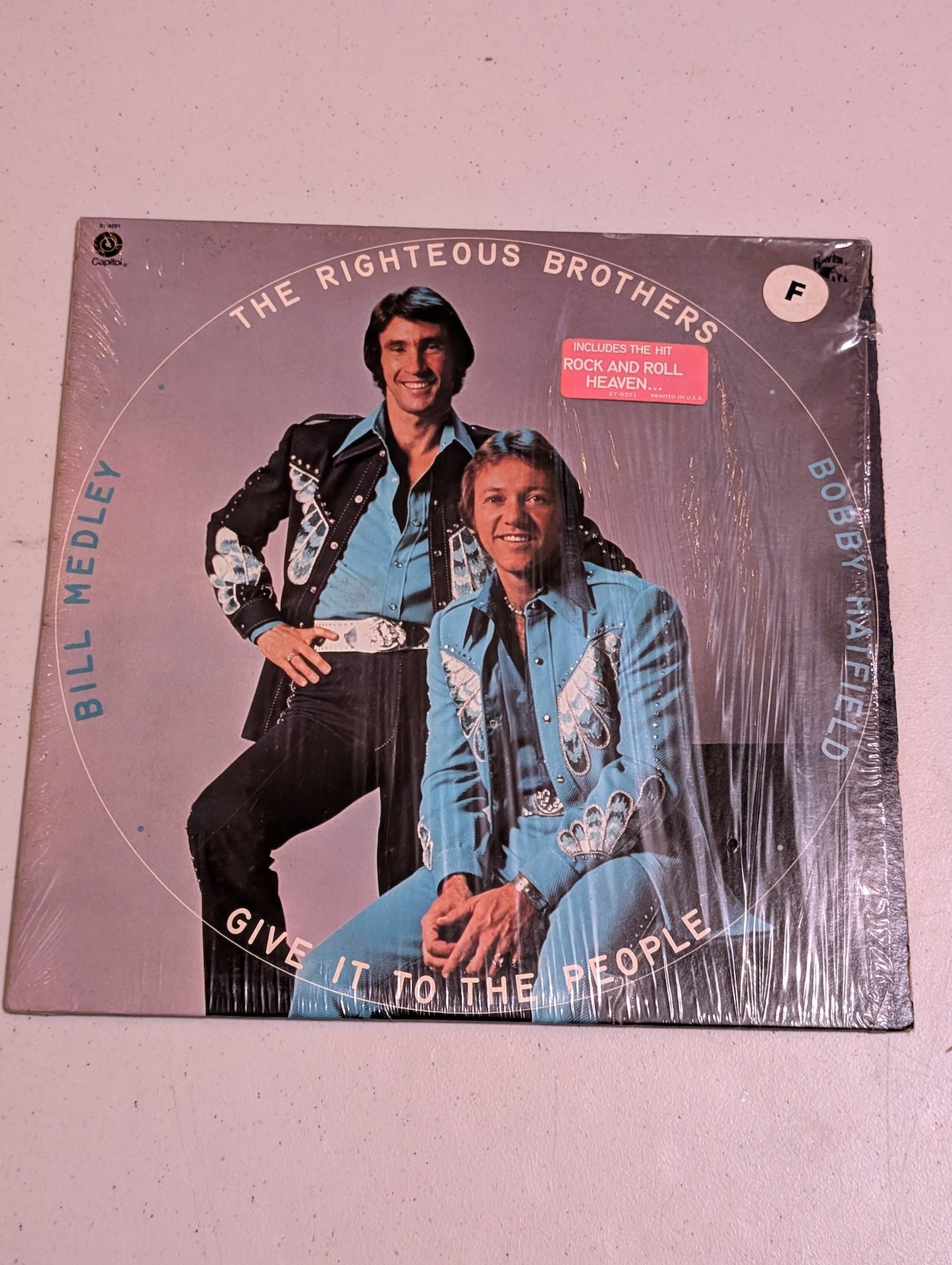 THE RIGHTEOUS BROTHERS Give It To The People 1974 Vinyl LP (ST-9201)