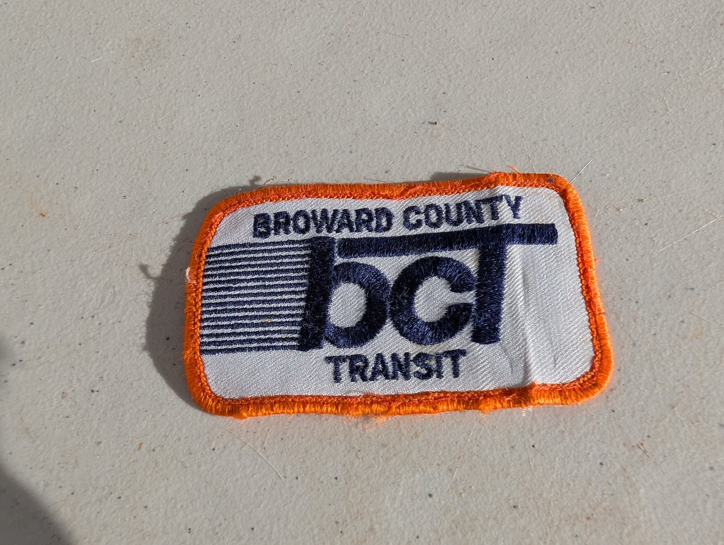 Broward County (Florida) Transit Bus Patch Vintage