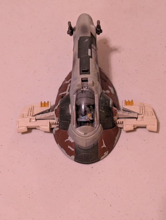 SLAVE 1 Boba Fett Ship Star Wars Micro Machines Action Fleet 1996 Vintages (Vehicle, SciFi/Fantasy, Collectable, Vintage, Loose, Missing Parts/pieces, Incomplete)