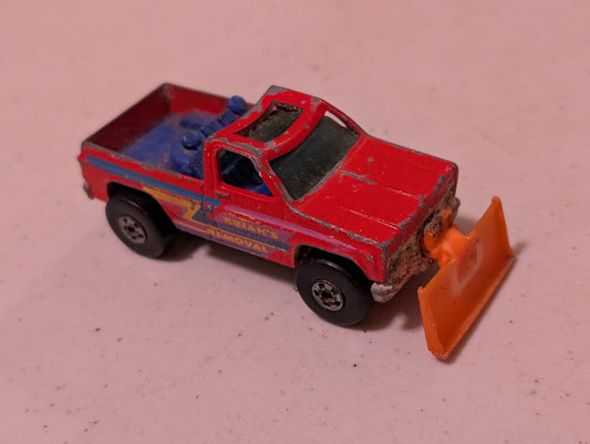 BrianÃĒâŽâĒs Snow & Dirt Removal Pickup Truck And Plow Vintage Rare 1979 Hot Wheels (Vehicle, SciFi/Fantasy, Collectable, Vintage, Loose, Missing Parts/pieces, Incomplete)