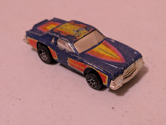 Dodge Magnum Hot Wheels Scorchers 1978 Blue 1/64 c4c3(Vehicle, SciFi/Fantasy, Collectable, Vintage, Loose, Missing Parts/pieces, Incomplete)