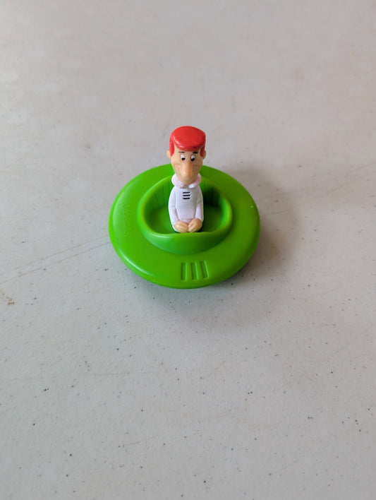 George Jetson in Car Wendy's KIDS MEAL TOY 1989(vintage, collectable, nostalgia, toy)