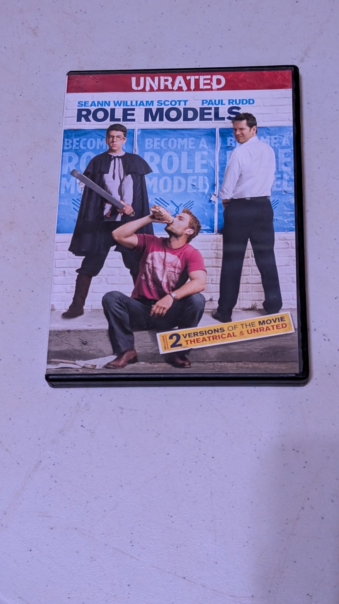 Role Models Unrated 2009 DVD Comedy Paul Rudd Seann William Scott