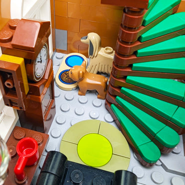 Large Pet Food and Water Bowls - Custom Printed Using a LEGO® Tile