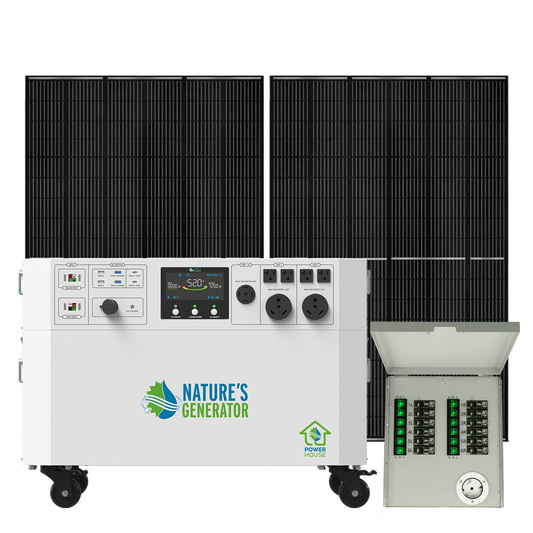 Powerhouse Gen 2 Solar Generator and Transfer Switch