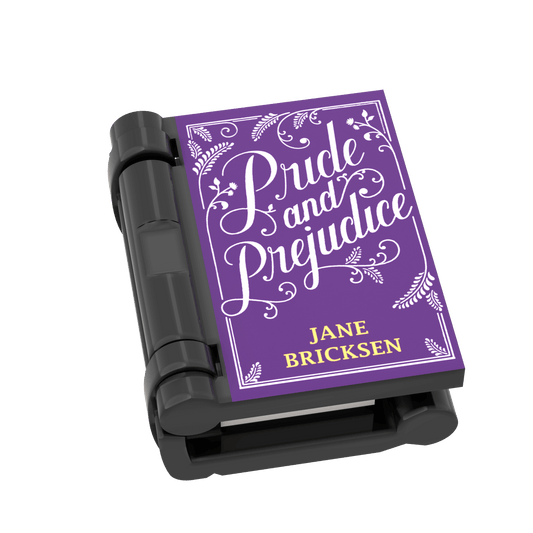 "Pride and Prejudice" Book - Custom Printed Minifig Scale - Made using LEGO® Parts