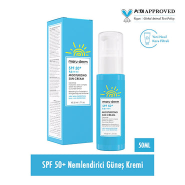 Maruderm SPF 50 Moisturizing Sunscreen Lotion - Non-Whitening, UVA/UVB Protection