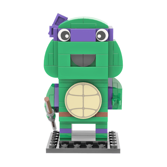 Purple Turtle Brick Building Set - Custom Building Set - Made Using LEGO® Parts