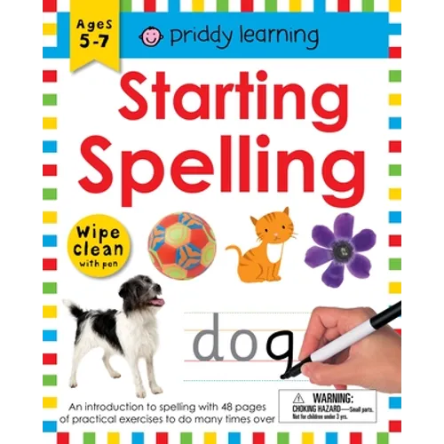 Wipe Clean Workbook: Starting Spelling: An Introduction to Spelling with 48 Pages of Practical Exercises to Do Again and Again - Spiral
