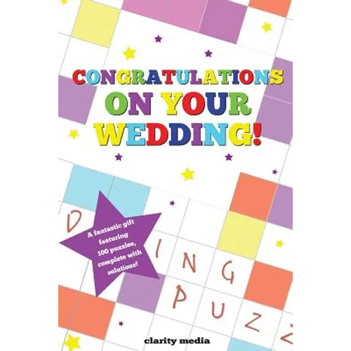 Congratulations On Your Wedding puzzle book - Paperback