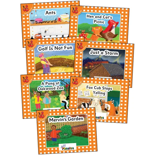 Jolly Phonics Orange Level Readers Complete Set: In Print Letters (American English Edition) - Paperback